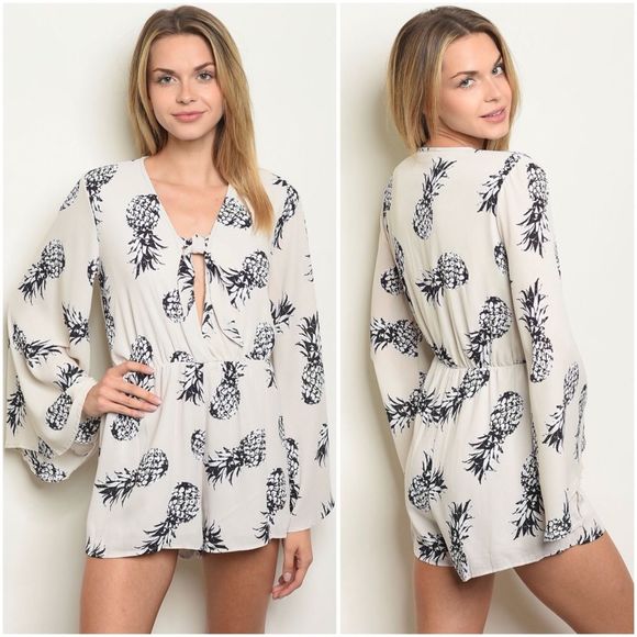 Pineapple print romper - Picture 2 of 5